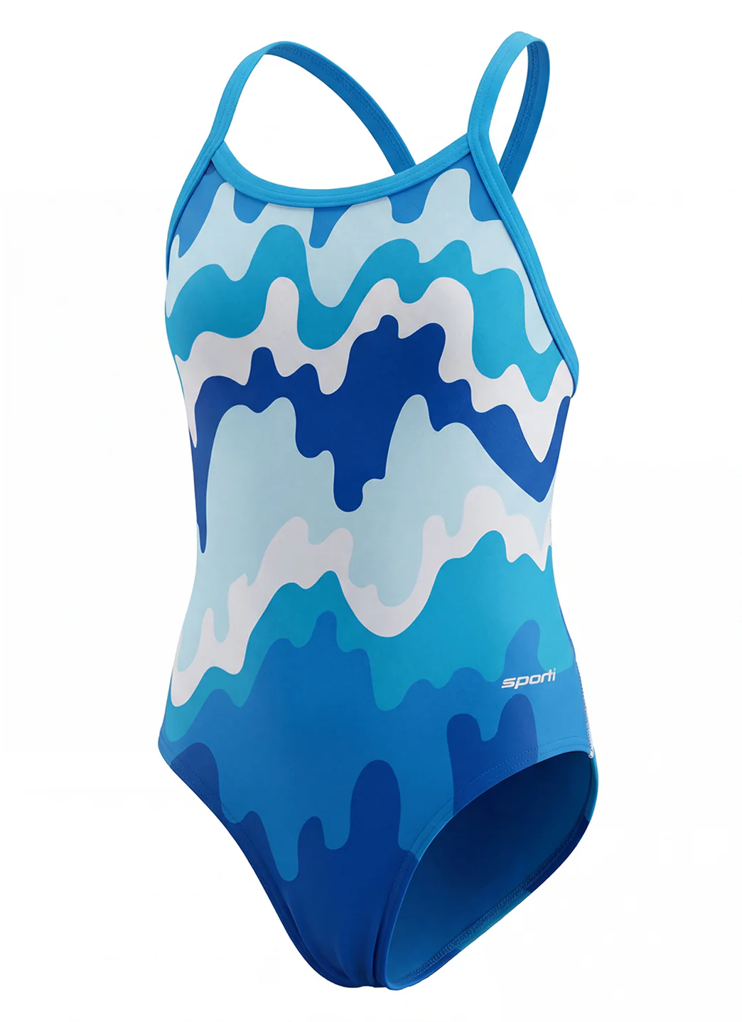 Sporti Wave Hello Thin Strap One Piece Swimsuit (22-44) - Image 10