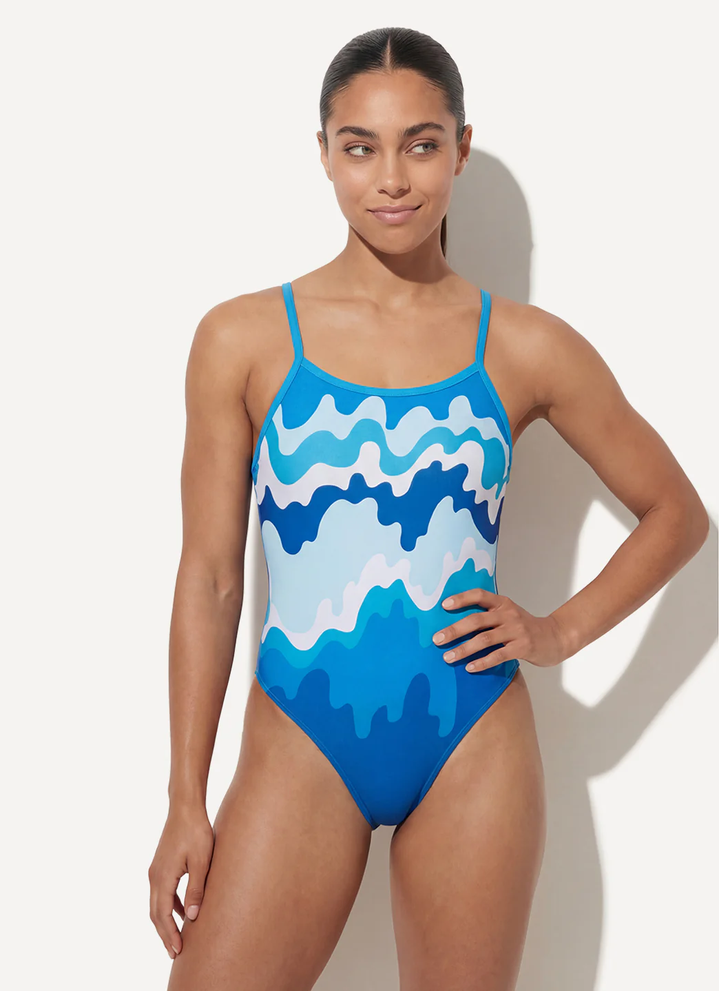 Sporti Wave Hello Thin Strap One Piece Swimsuit (22-44) - Image 12