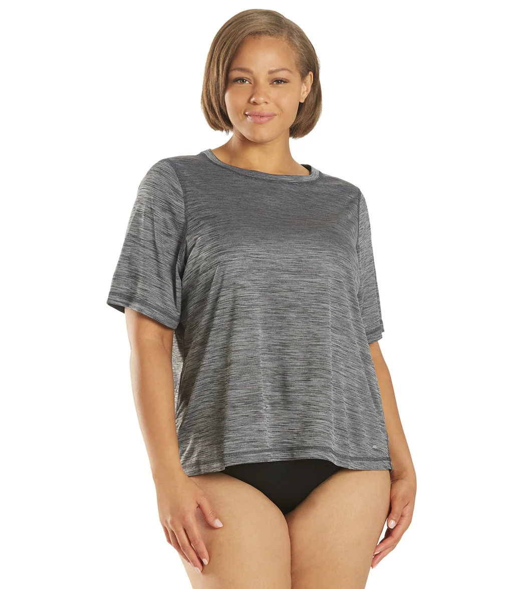 Sporti Women's Plus Size S/S Hybrid UPF 50+ Sun Shirt - Image 2
