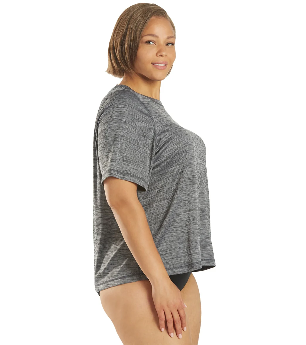 Sporti Women's Plus Size S/S Hybrid UPF 50+ Sun Shirt - Image 4