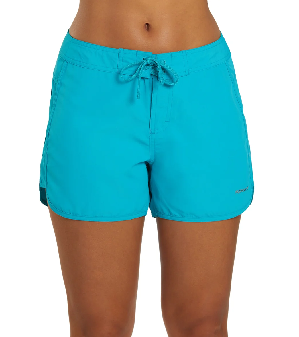 Sporti Women's Solid 4" inseam Board Short - Image 9