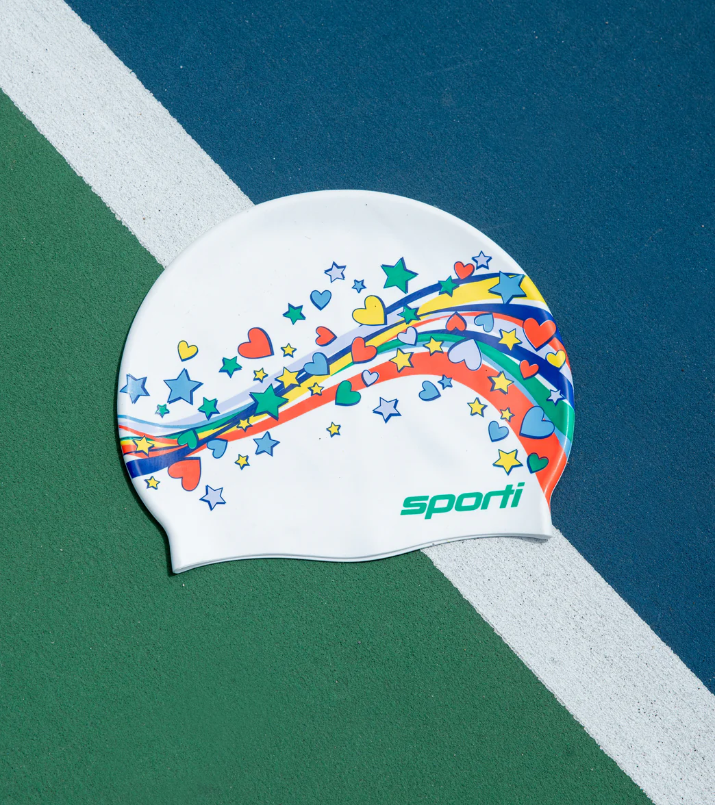 Sporti x Alex & Gretchen Walsh Waverider Silicone Swim Cap - Image 10