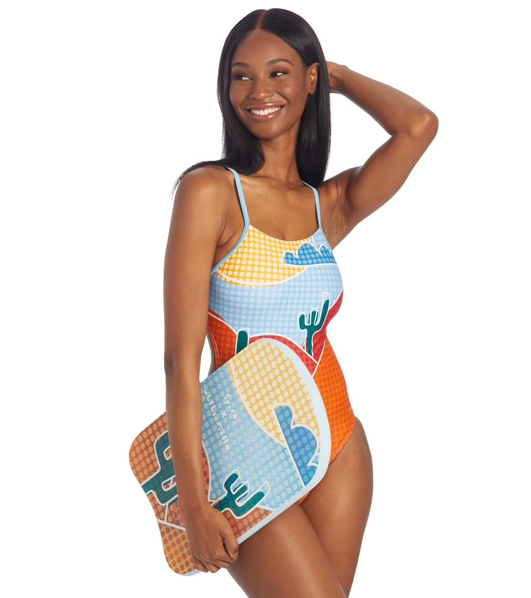 Sporti x aLILscribble Limited Edition Polka Dot Desert Micro Back One Piece Swimsuit - Image 10