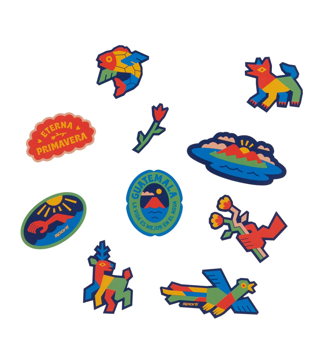 Sporti x Damian Orellana Limited Edition Sticker Sheet - Image 3