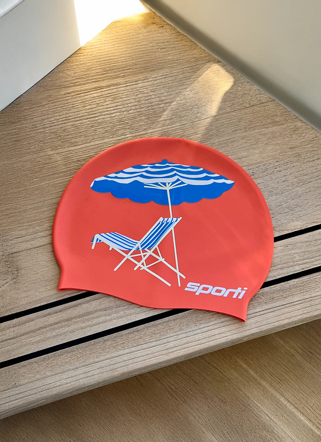 Sporti x Emma Weyant Beach Club Silicone Swim Cap - Image 4