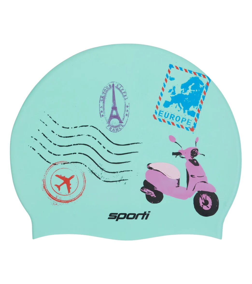 Sporti x Gretchen Walsh Beep Beep! Silicone Swim Cap - Image 2