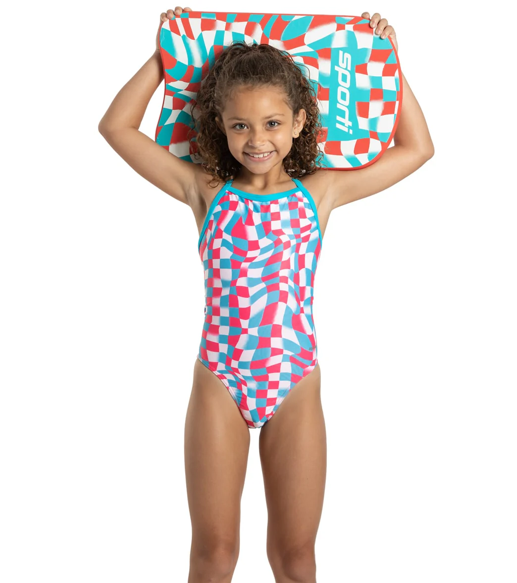 Sporti x Gretchen Walsh Liquified Checks Thin Strap One Piece Swimsuit Youth (22-28) - Image 5