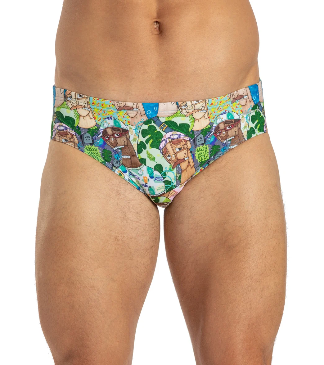 Sporti x Mat Chavez Limited Edition Chlorine Machines Brief Swimsuit - Image 7