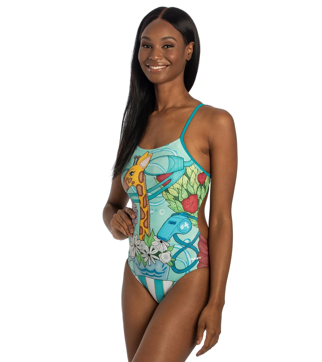 Sporti x Mat Chavez Limited Edition Favorite Things Micro Back One Piece Swimsuit - Image 9