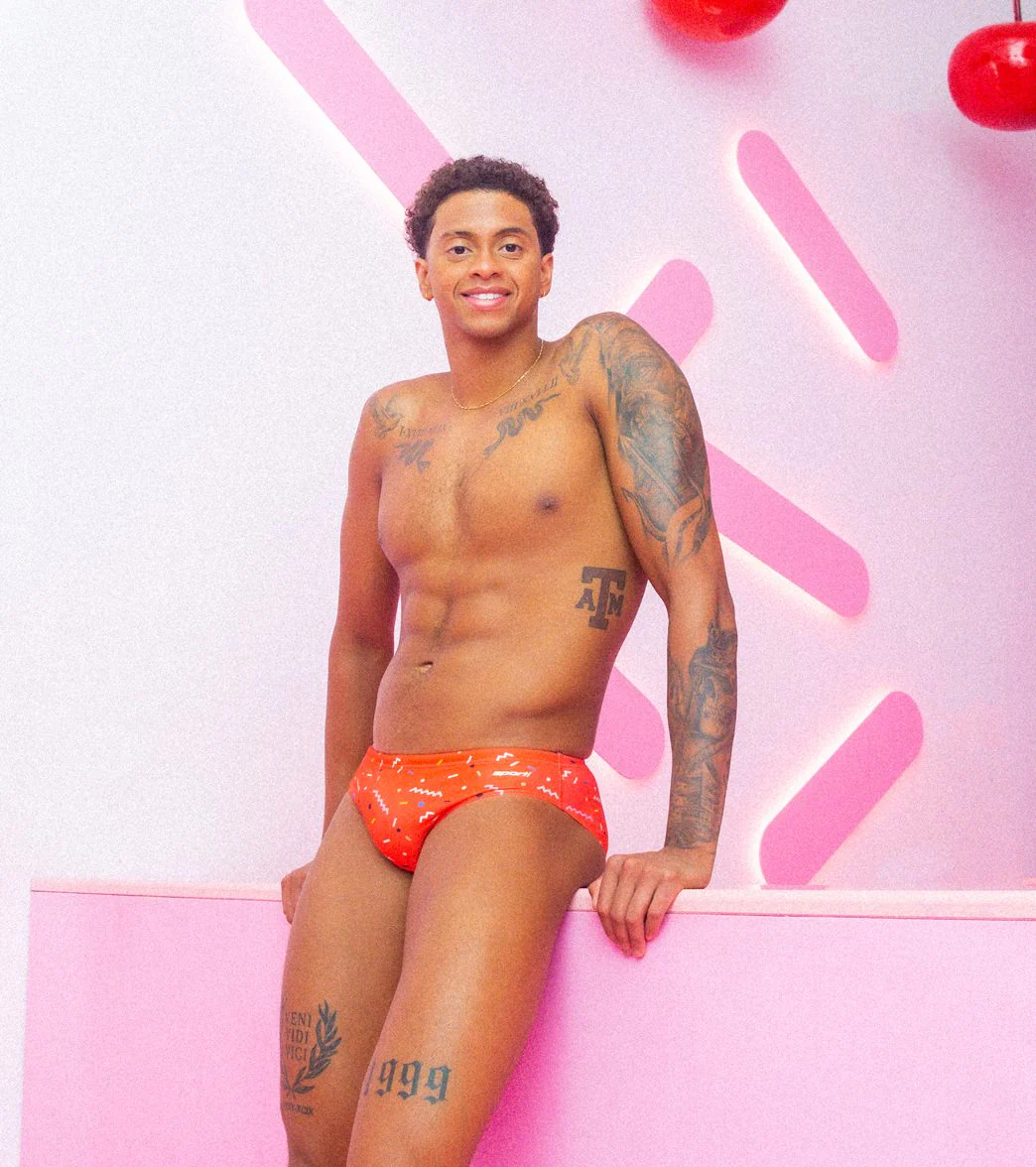 Sporti x Shaine Casas Confetti Brief Swimsuit (26-40) - Image 3