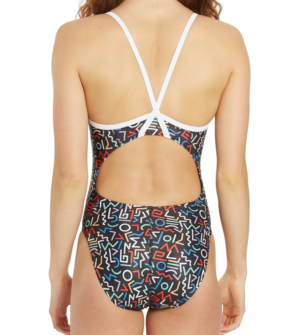Sporti x Shaine Casas Space Jam Thin Strap One Piece Swimsuit (26-40) - Image 9
