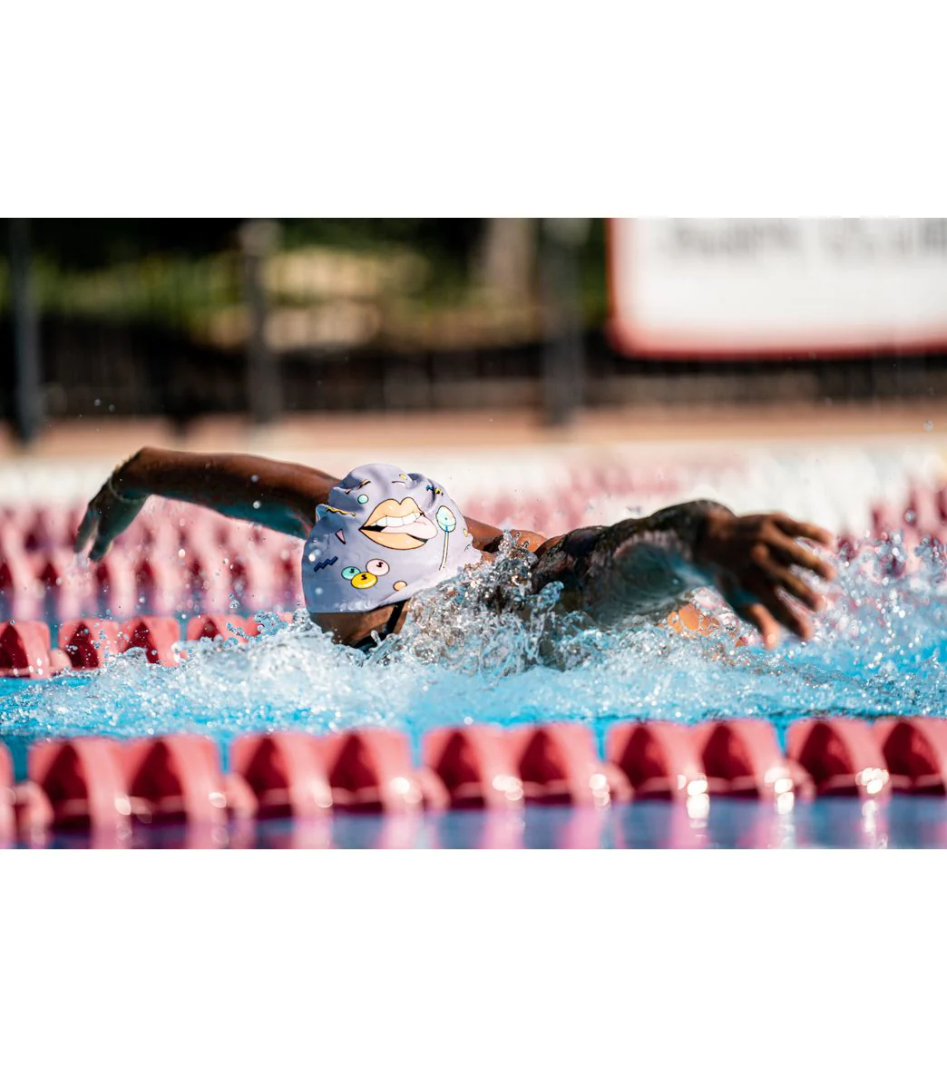 Sporti x Shaine Casas Sugar Rush Silicone Swim Cap - Image 2