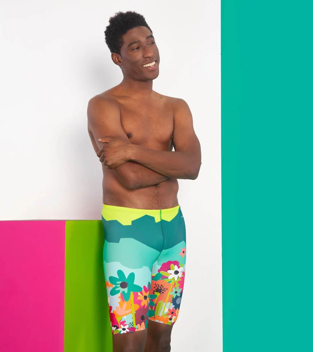 Sporti x She Is This Limited Edition Mountain Flower Jammer Swimsuit - Image 12