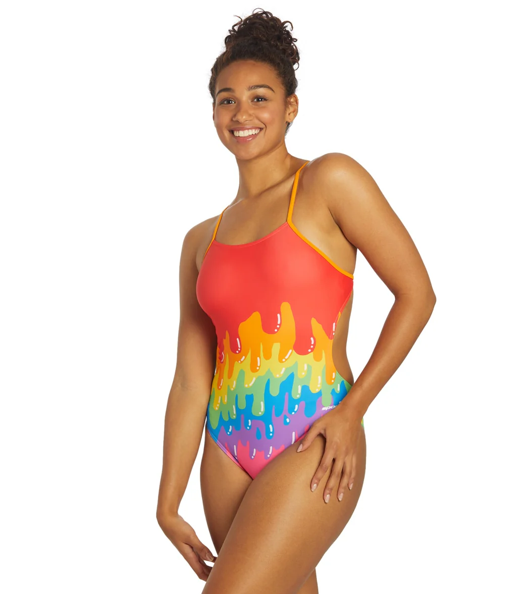 Sporti x Tyler Wallach Limited Edition Studio Drip Micro Back One Piece Swimsuit - Image 4