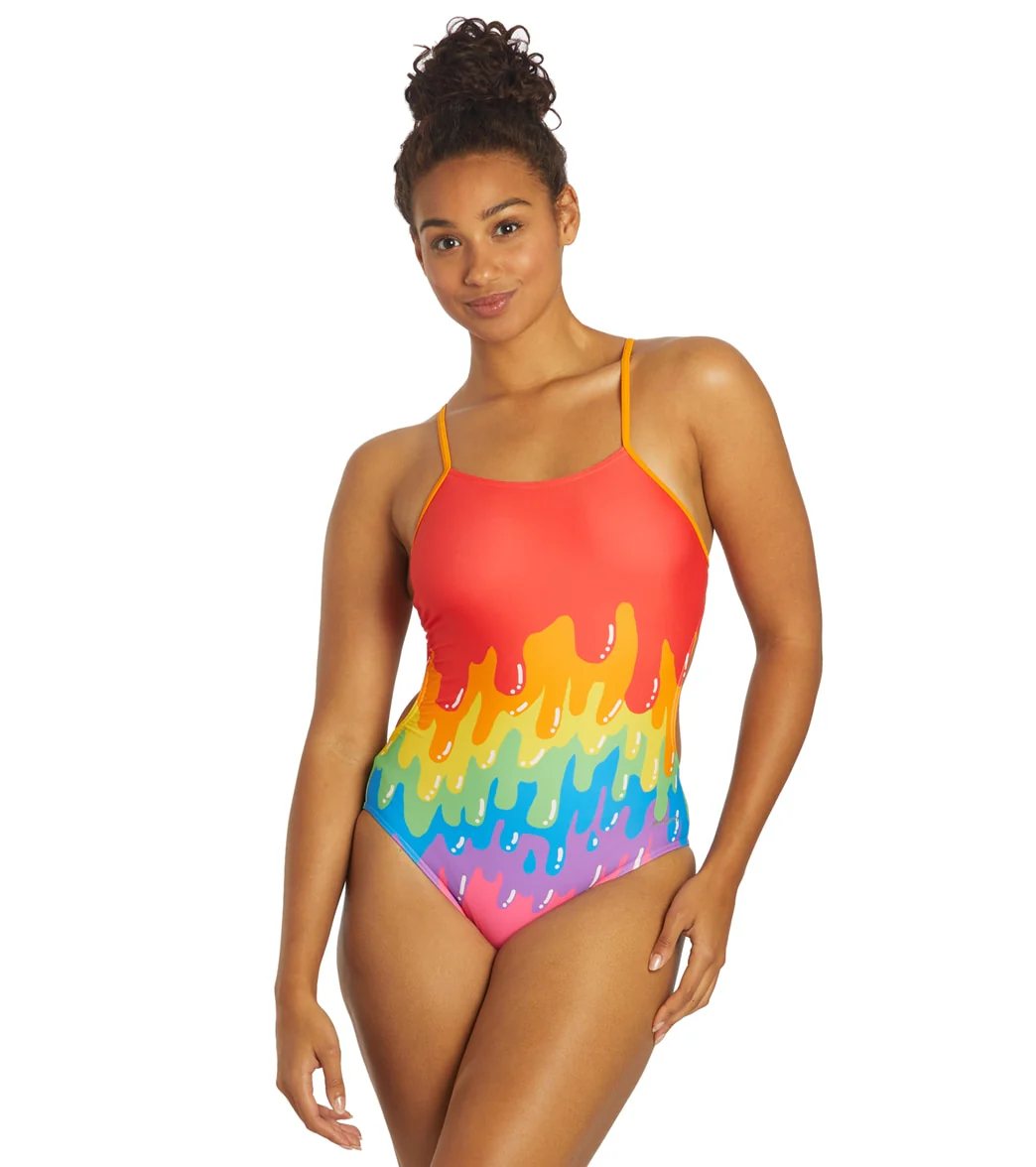 Sporti x Tyler Wallach Limited Edition Studio Drip Micro Back One Piece Swimsuit - Image 5