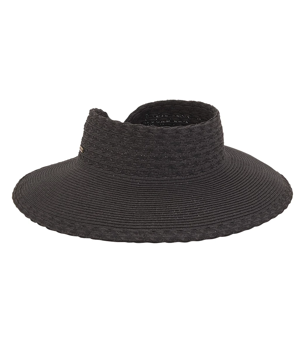 Sun N Sand Paperbraid Rollup Visor w/ Fancy Edge Trim - Image 9