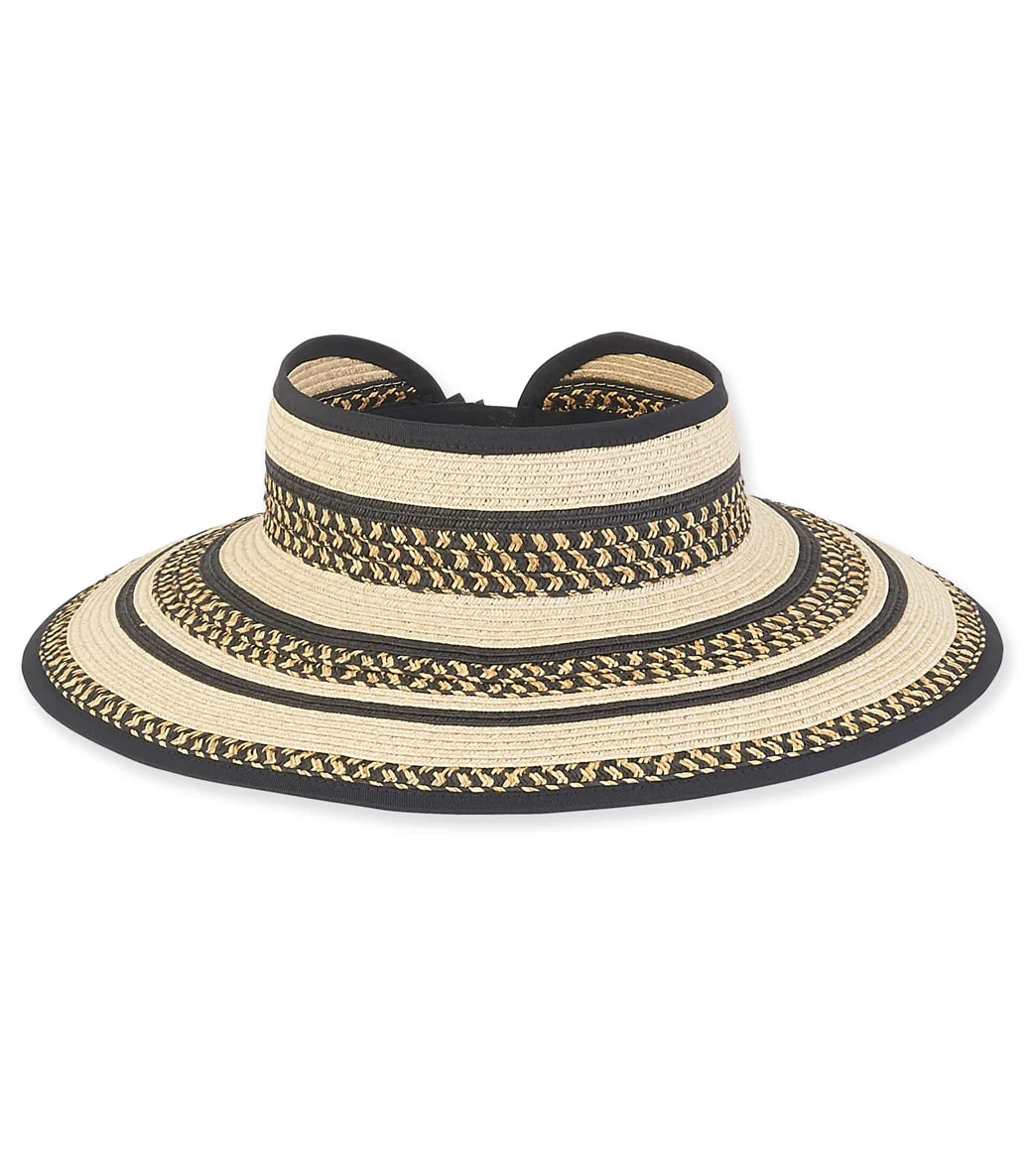 Sun N Sand Women's 4" Brim Roll Up Beach Visor - Image 4