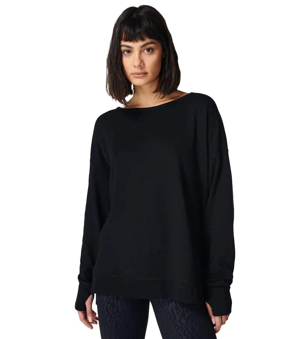 Sweaty Betty After Class Cross Back Sweatshirt - Image 14