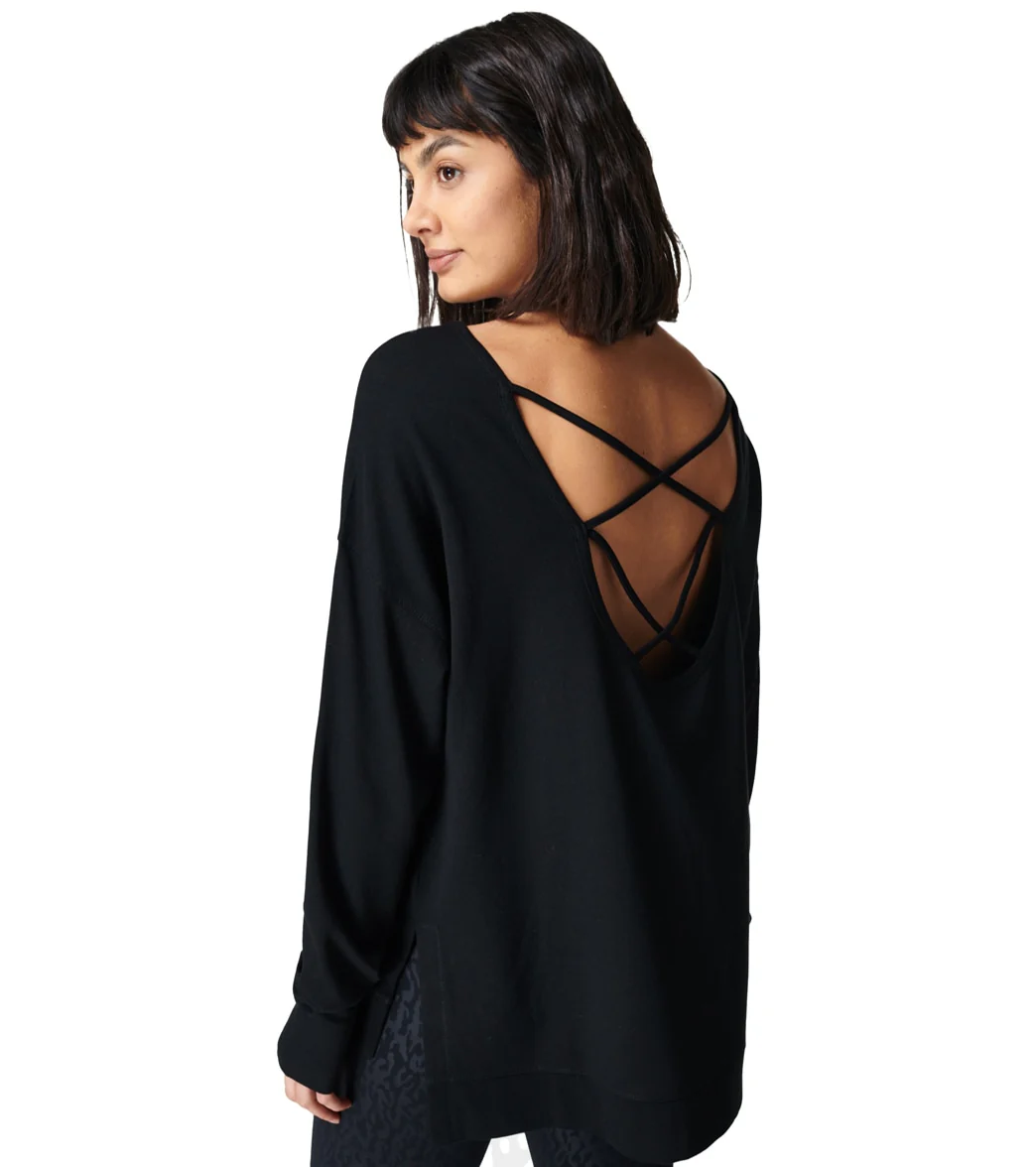 Sweaty Betty After Class Cross Back Sweatshirt - Image 3