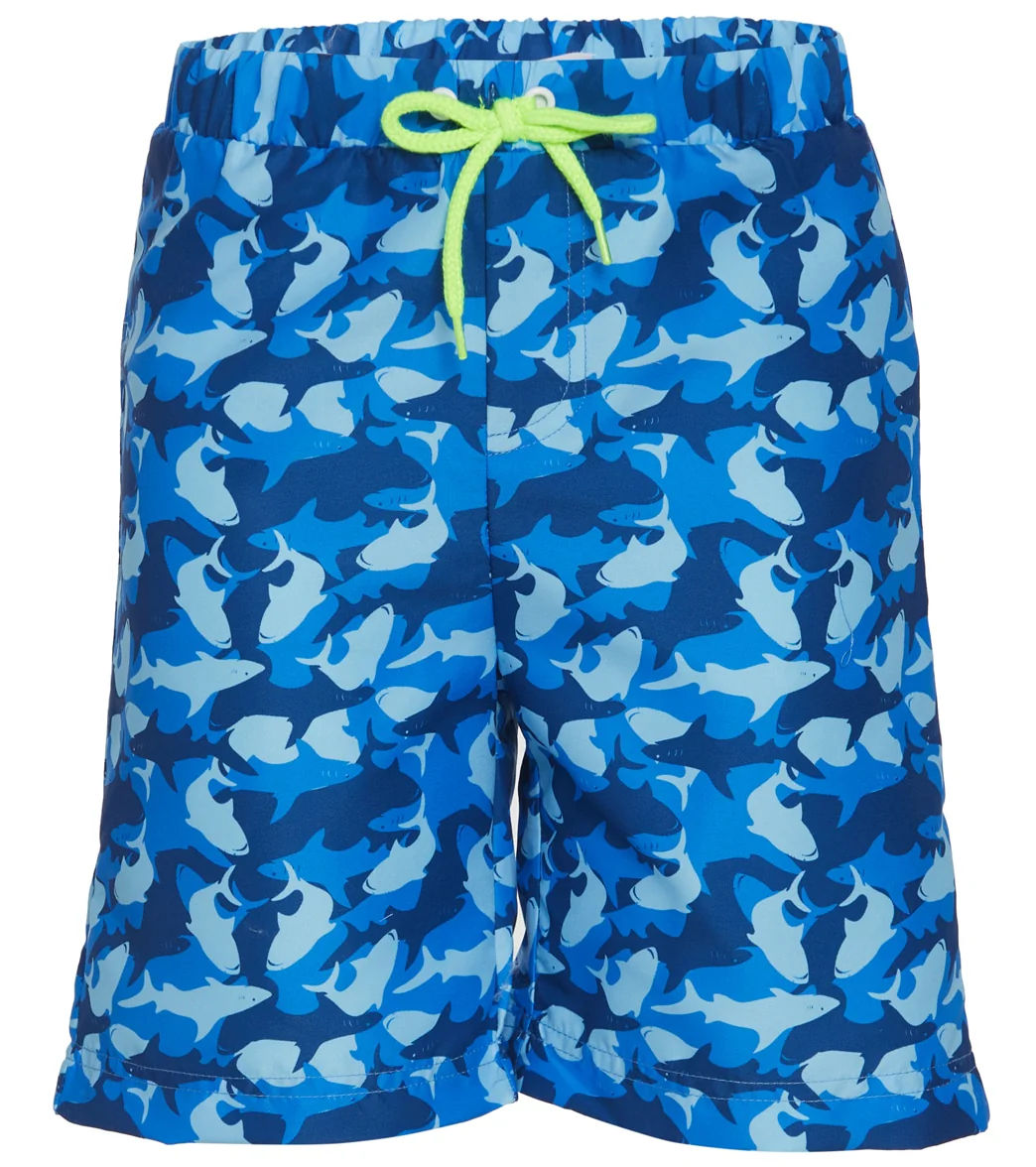 Swimfix Boys' Camo Shark Swim Trunks (Little Kid, Big Kid) - Image 4
