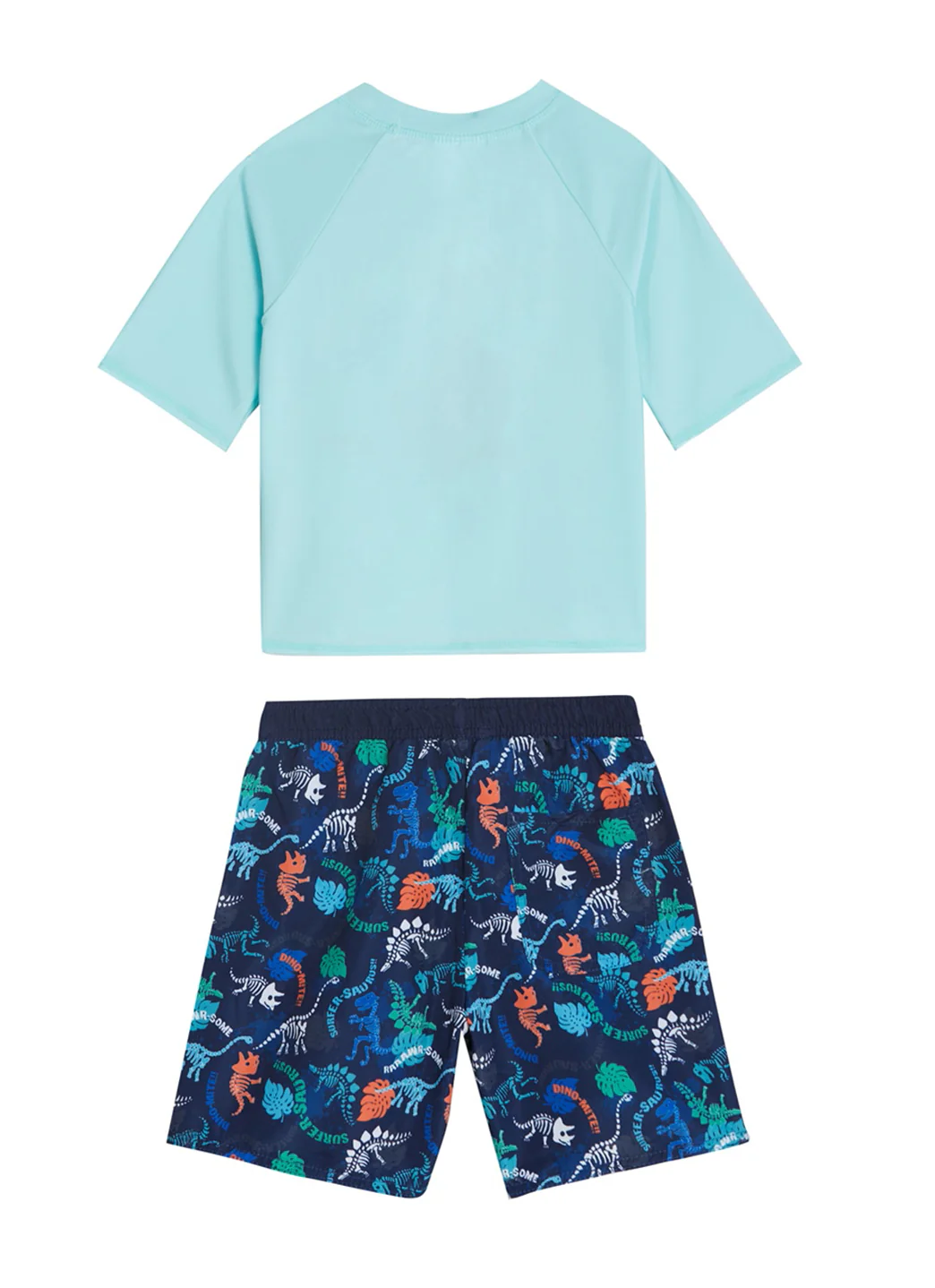 Swimfix Boys' Dino Sunset Short Sleeve Rashguard Set (Baby, Toddler) - Image 2