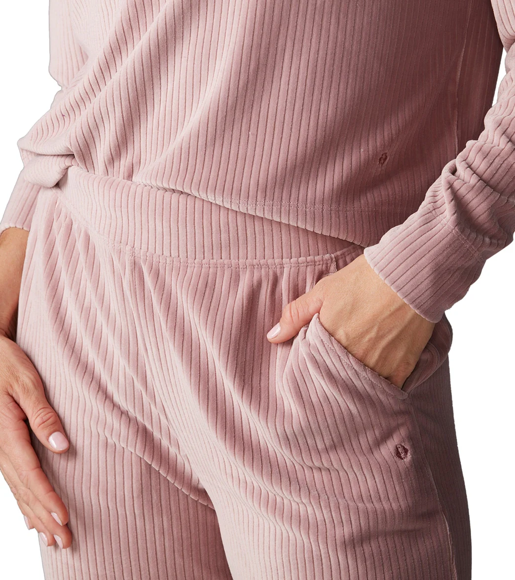 Tavi Wide Leg Brushed Rib Pant - Image 13