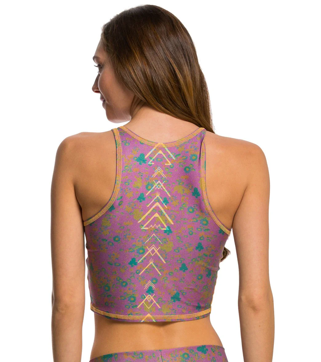 Teeki Meadow Mermaid Yoga Crop Top - Image 3