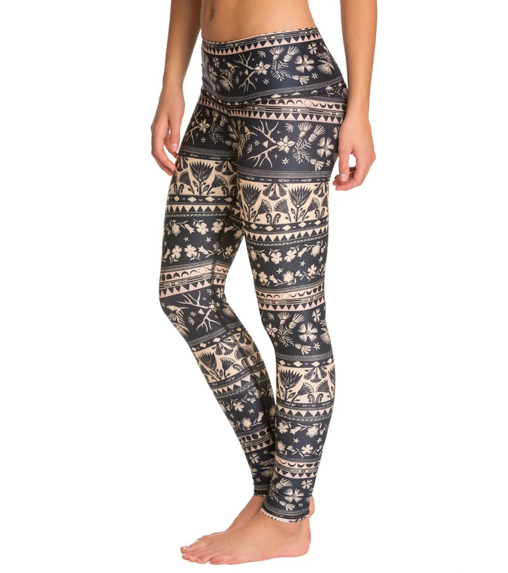 Teeki Moon Flower Yoga Leggings - Image 2