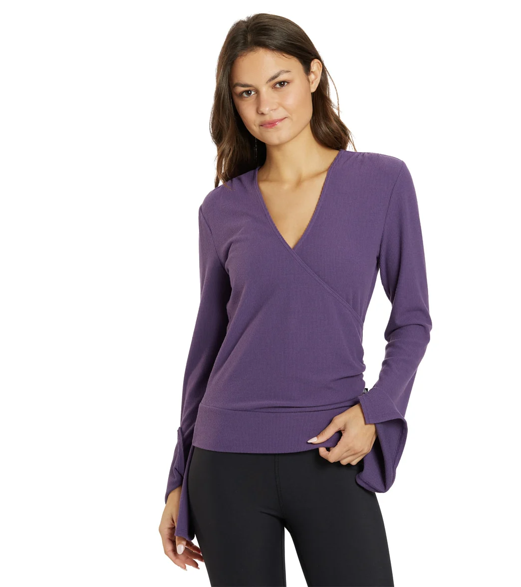 Thrive Societe Pleated Wrap Pullover - Image 7