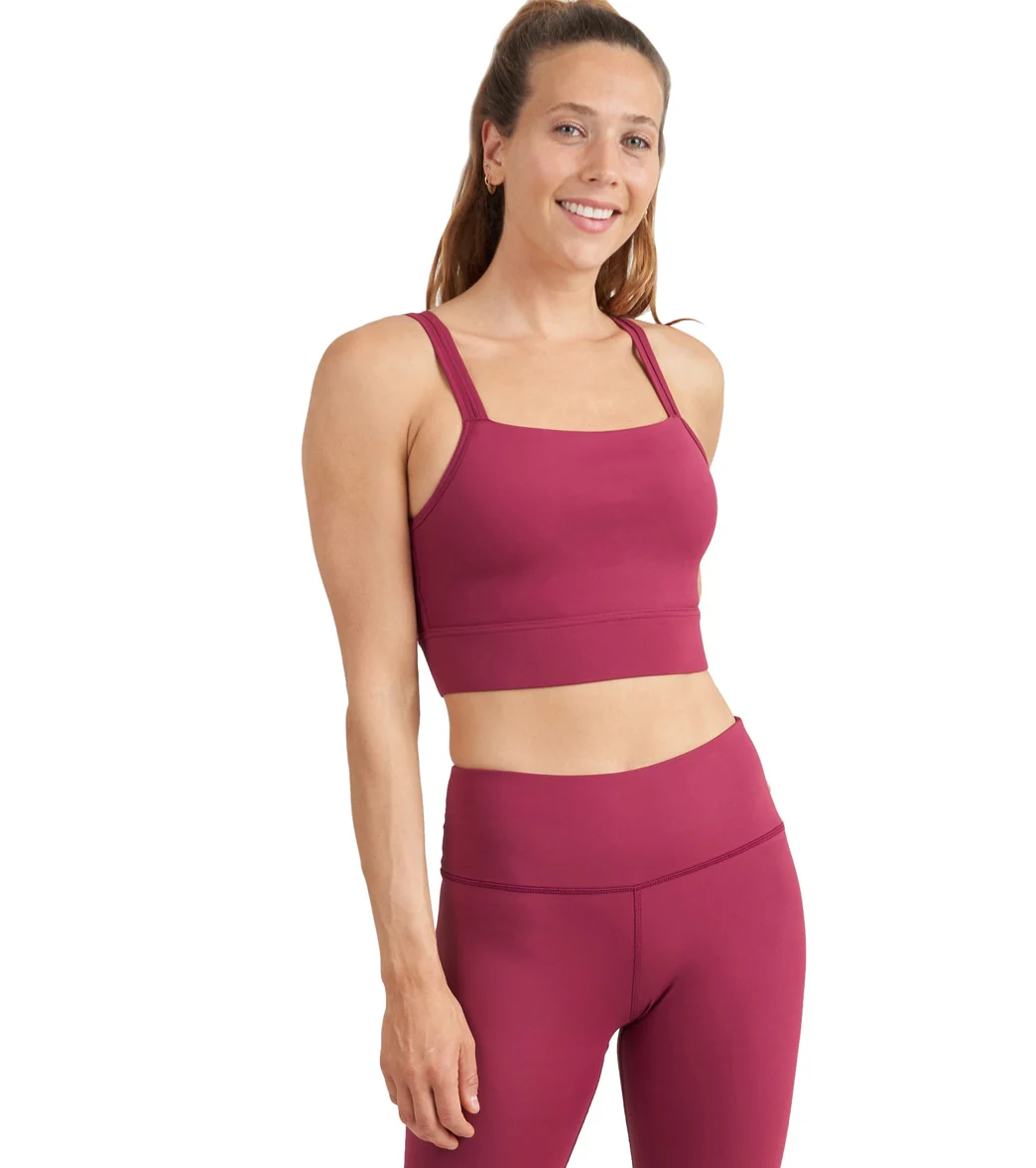 Thrive Societe Strappy Square Neck Bra - Image 2