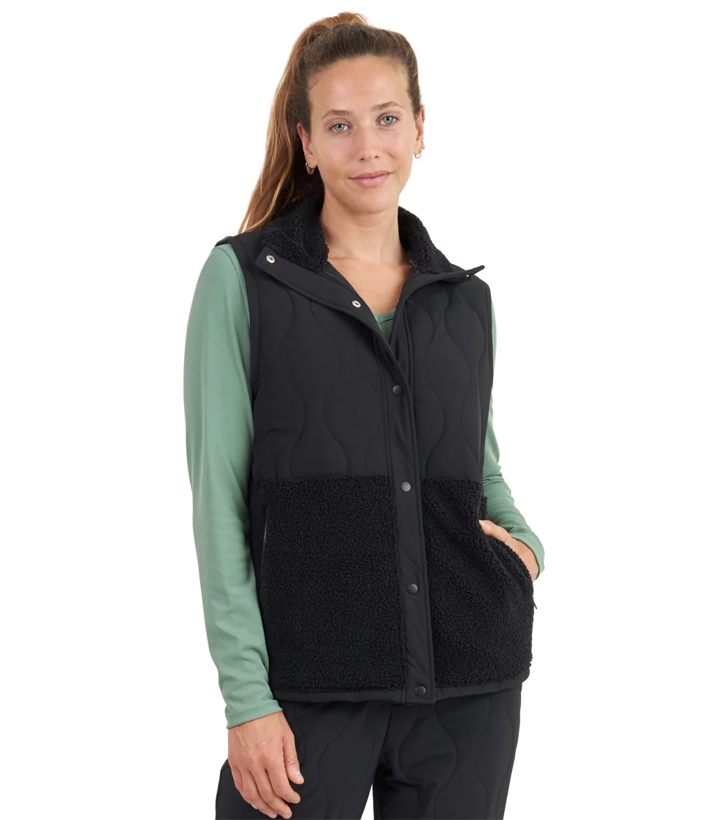 Thrive Societe Teddy Quilted Vest - Image 3