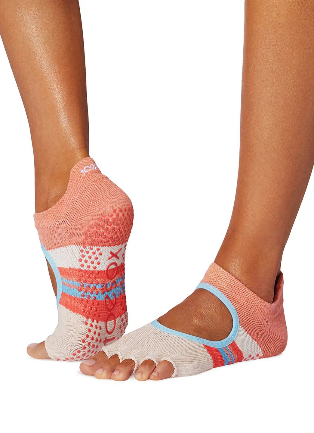 Toesox Bellarina Grip Half Toe Socks - Image 2