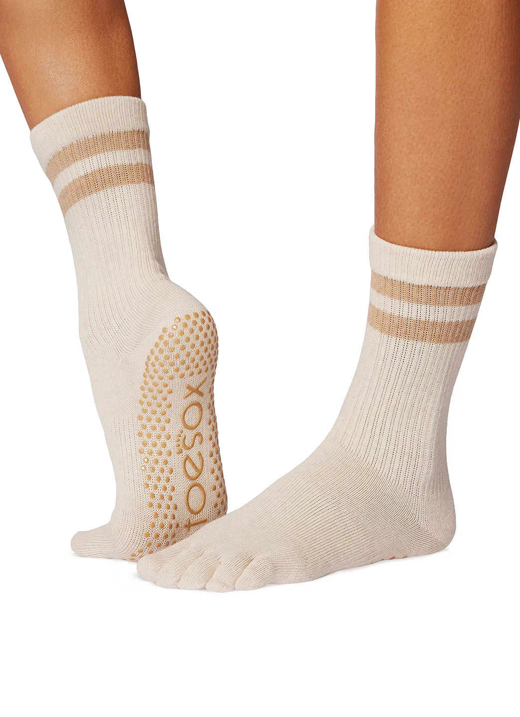 Toesox Crew Full Toe Grip Socks - Image 14