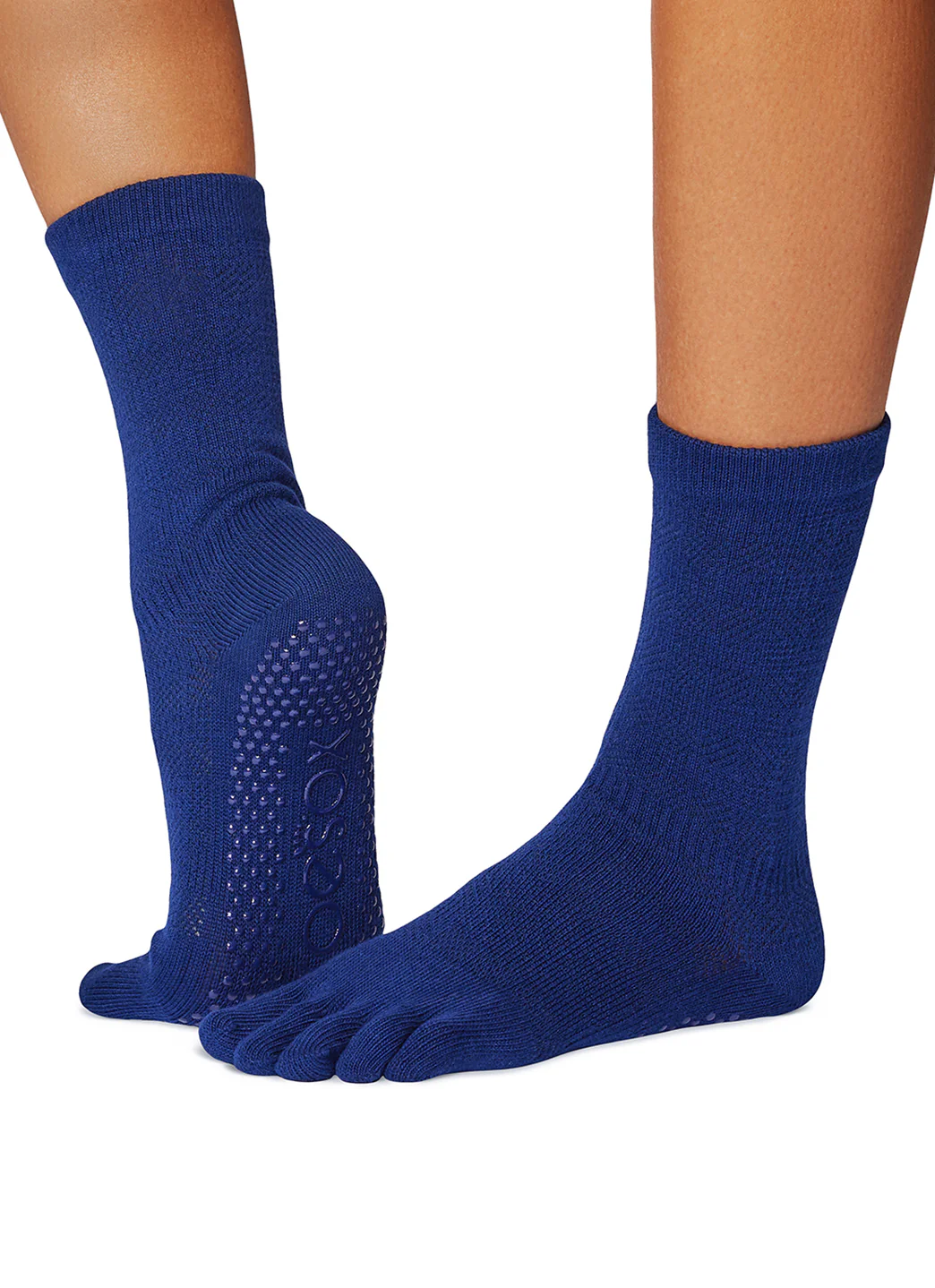 Toesox Crew Full Toe Grip Socks - Image 9
