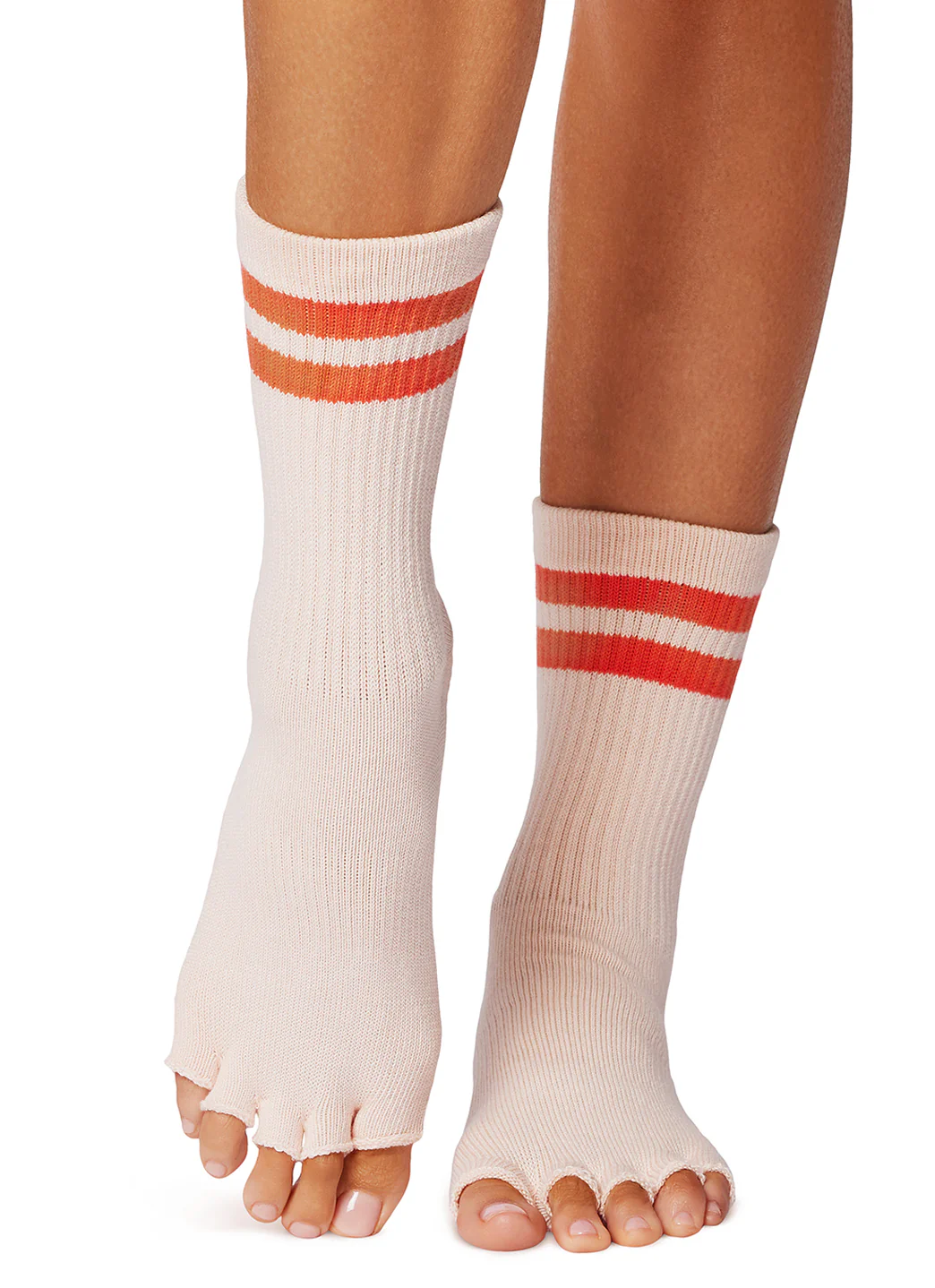 Toesox Crew Half Toe Grip Socks - Image 11