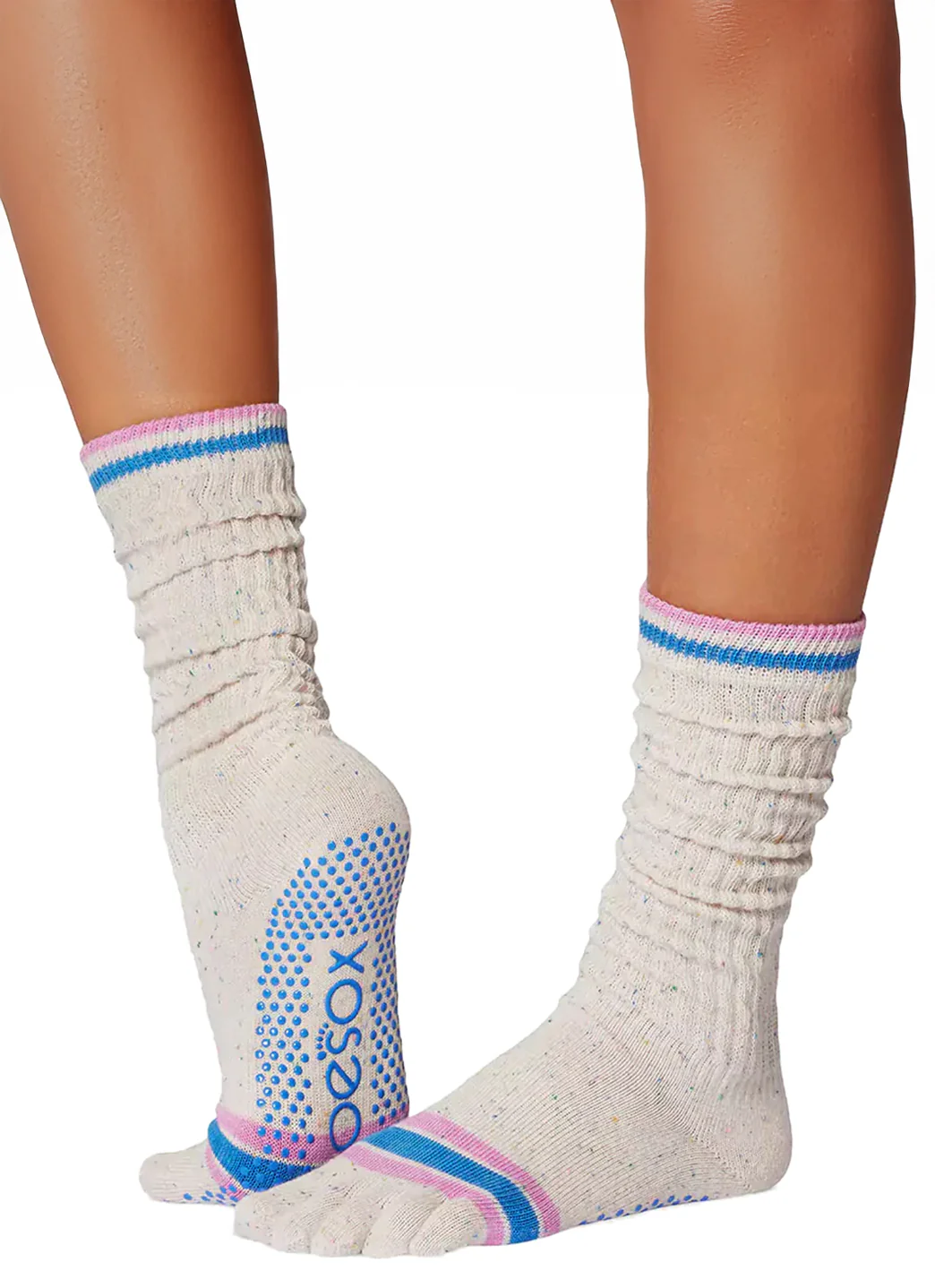 Toesox Slouch Full-Toe Grip Socks - Image 10