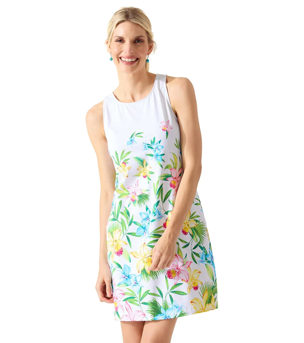 Tommy Bahama Orchid Garden High Neck Spa Cover Up Dress - Image 5