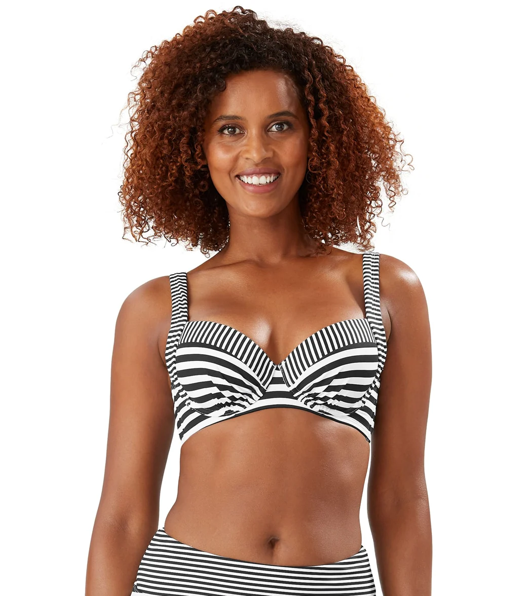Tommy Bahama Women's Breaker Bay Stripe Underwire Bikini Top (B/C/D/DD Cup) - Image 9