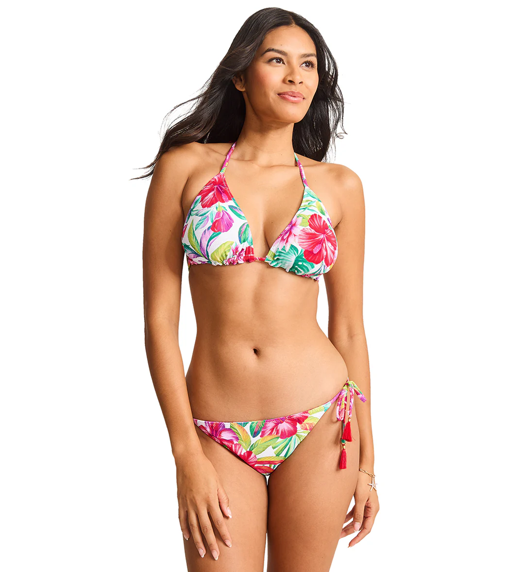 Tommy Bahama Women's Island Cays Fiesta Reversible String Bikini Bottom - Image 4