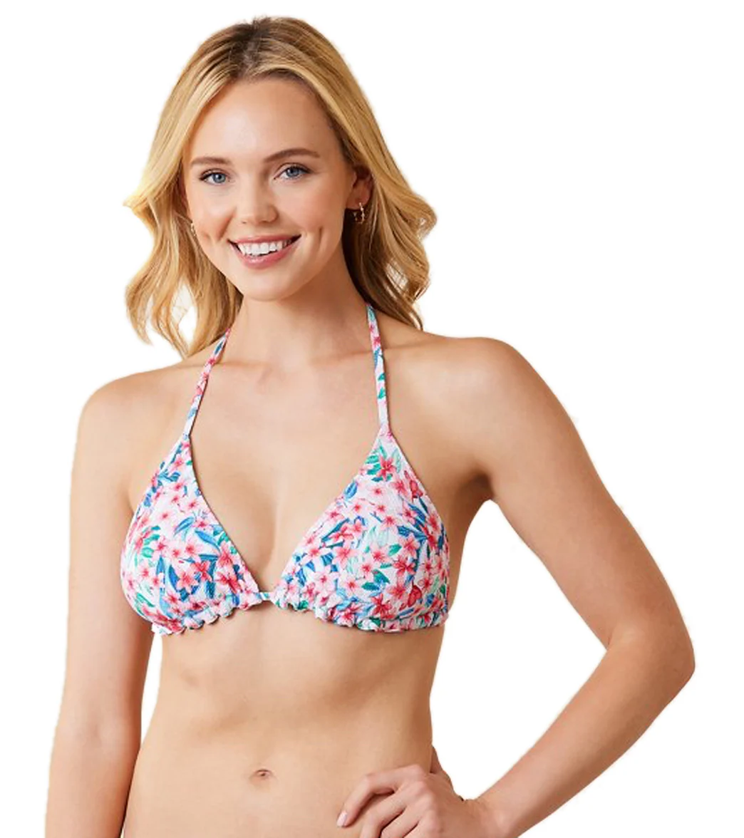 Tommy Bahama Women's Island Cays Flora Reversible String Bikini Top - Image 2