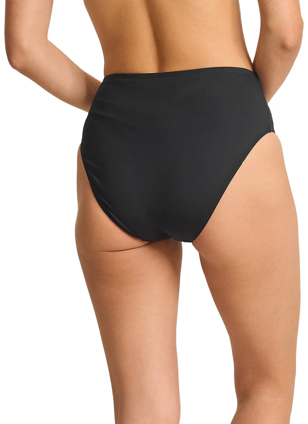 Tommy Bahama Women's Palm Modern Solid High Waisted Bikini Bottom - Image 4