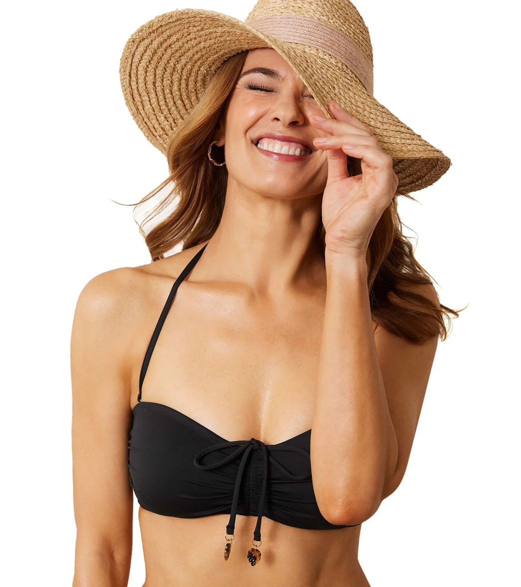 Tommy Bahama Women's Pearl Solid Novelty Bandeau Bikini Top - Image 3