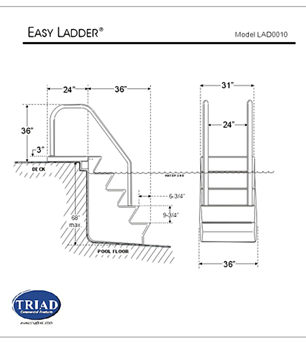 Triad Classic 7-Step Easy Ladder - Image 3