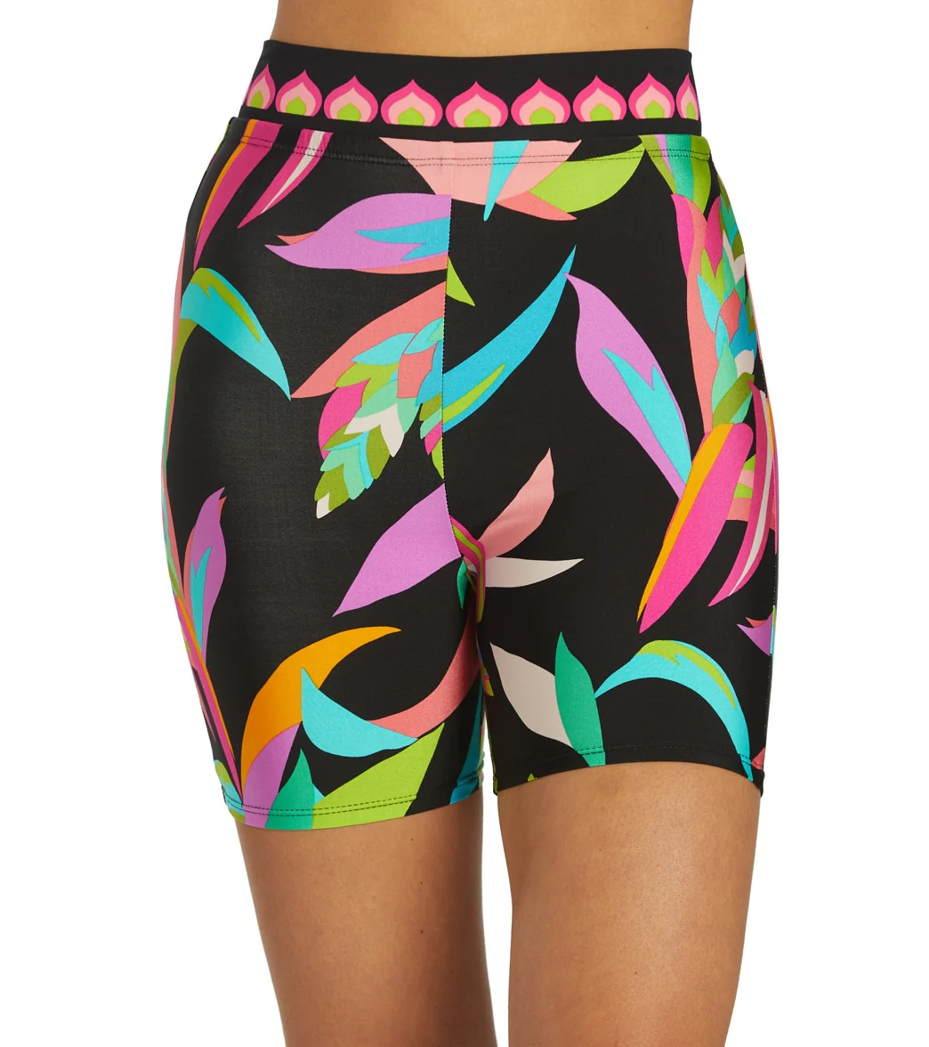 Trina Turk Women's Birds of Paradise Swim Bike Short - Image 8