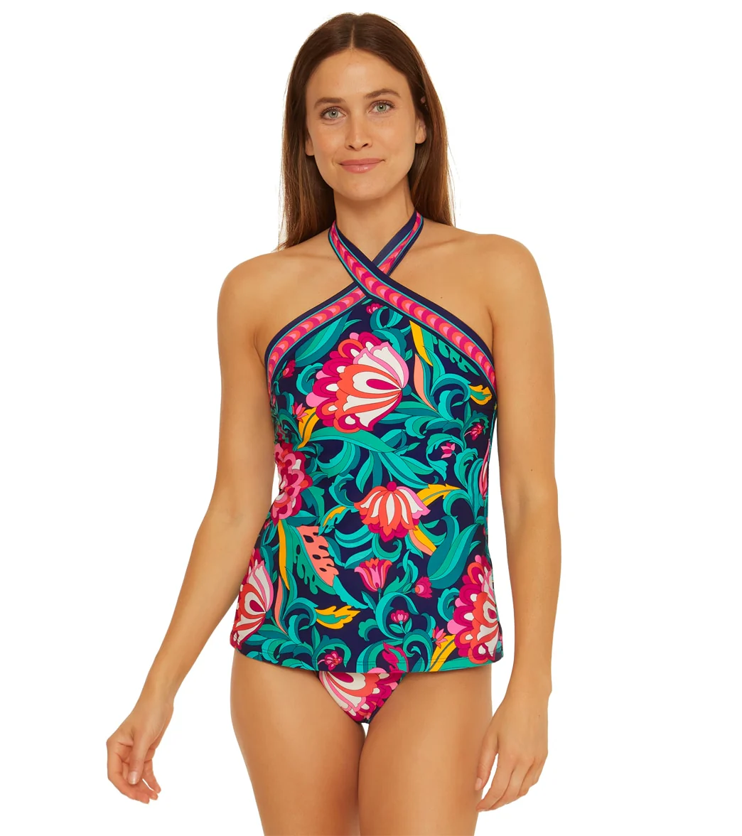 Trina Turk Women's Indian Garden Tankini Top