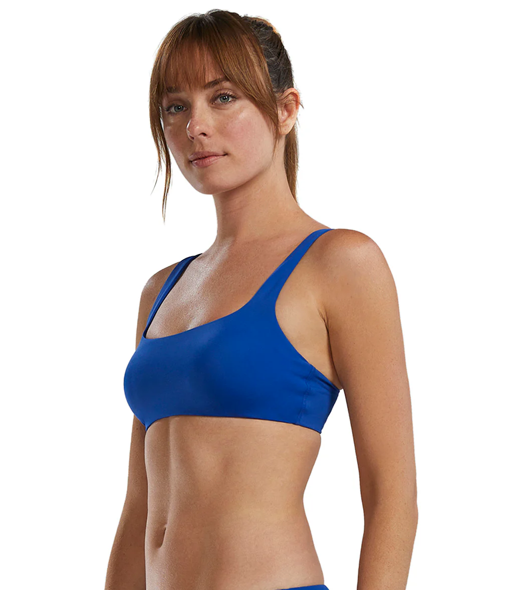 TYR Active Women's Solid Kelly Square Neck Bikini Top - Image 16