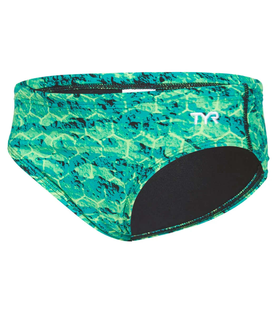 TYR Boys' Agran Wave Racer Brief Swimsuit - Image 18