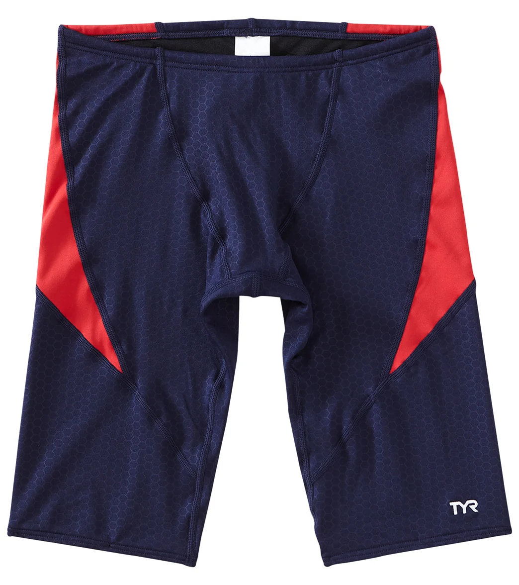 TYR Boys' Hexa Curve Splice Jammer Swimsuit - Image 13