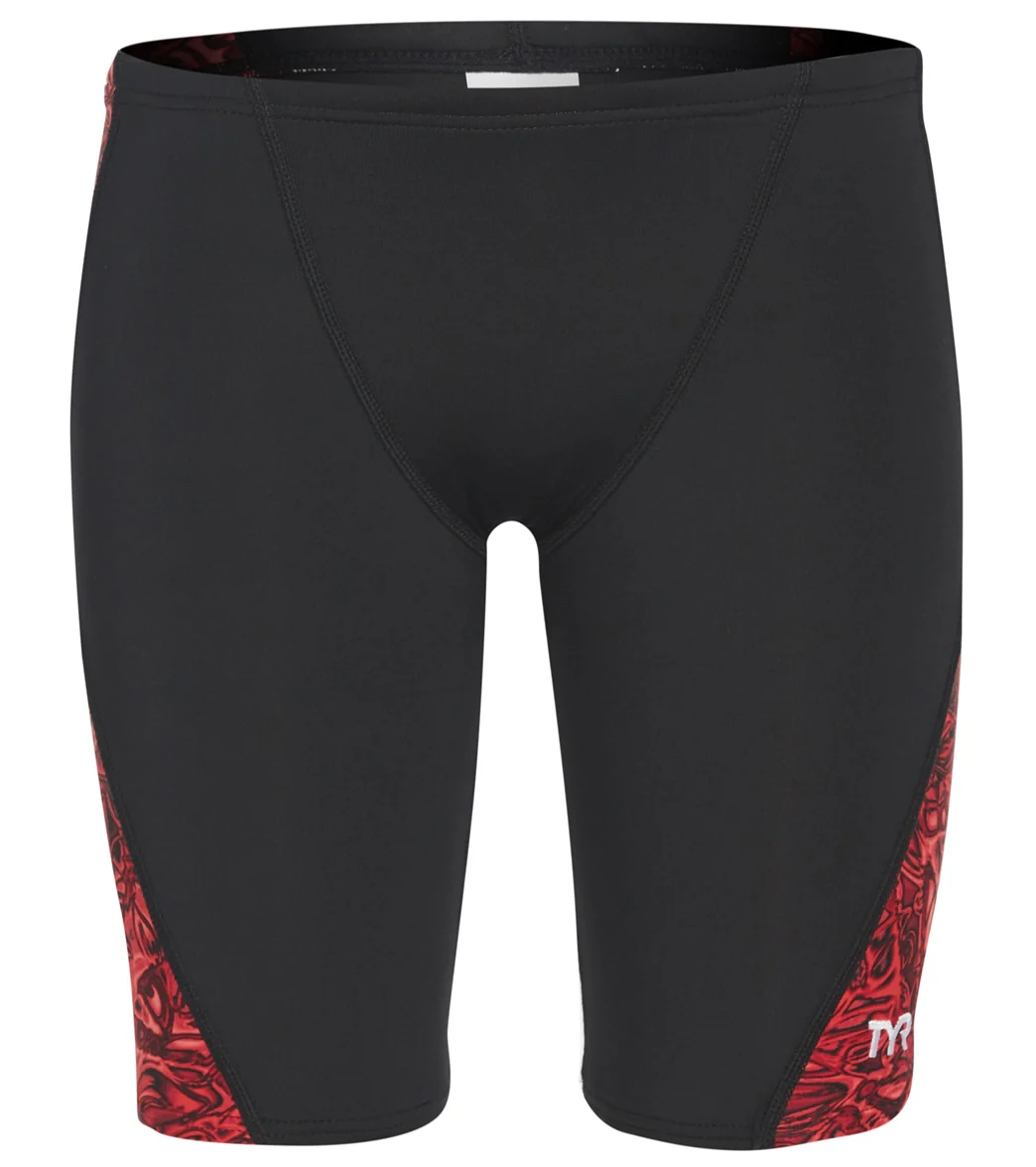 TYR Boys' Nebulous Blade Splice Jammer Swimsuit - Image 9