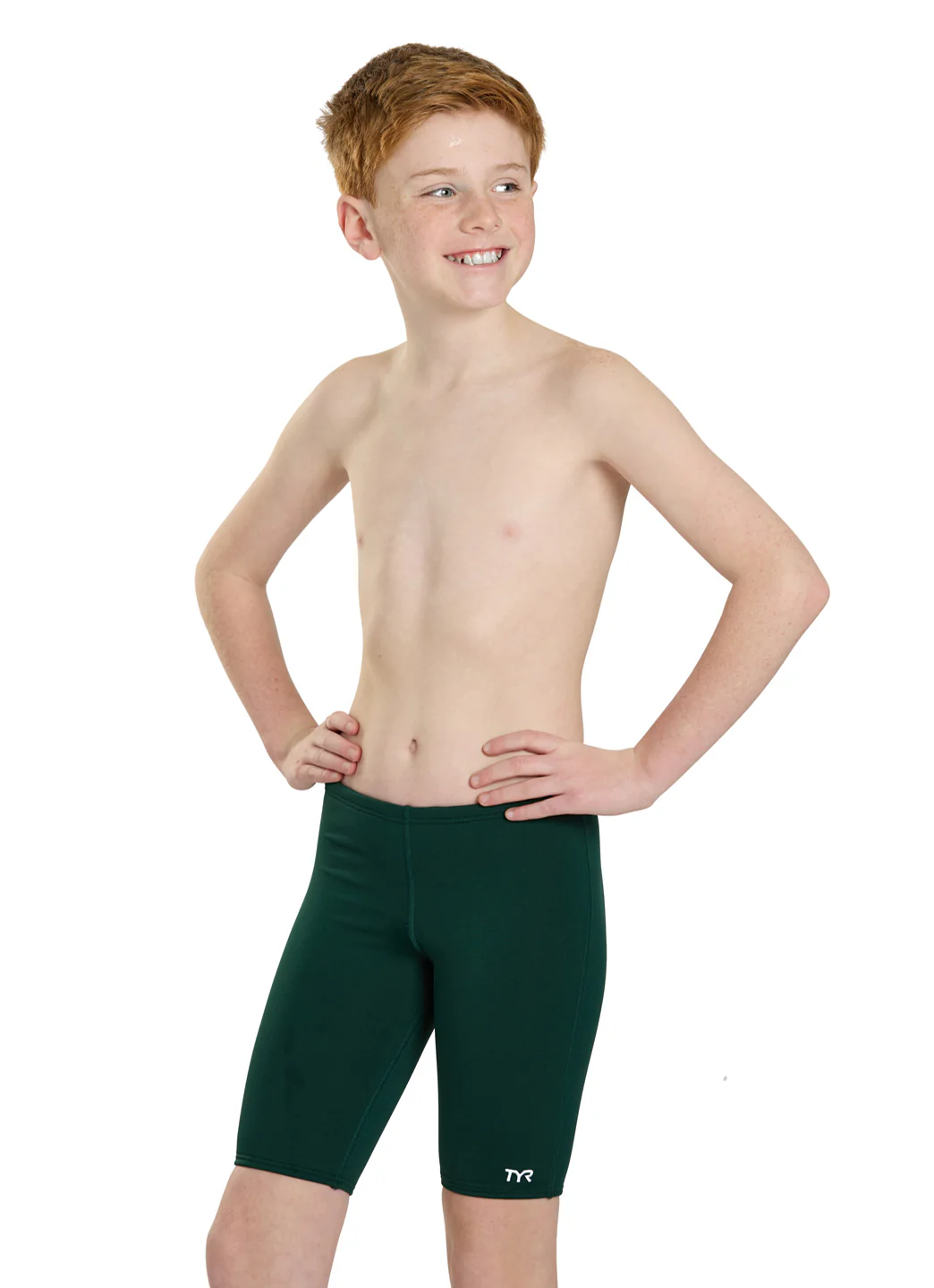 TYR Boys' Solid Jammer Swimsuit (Little Kid, Big Kid) - Image 40